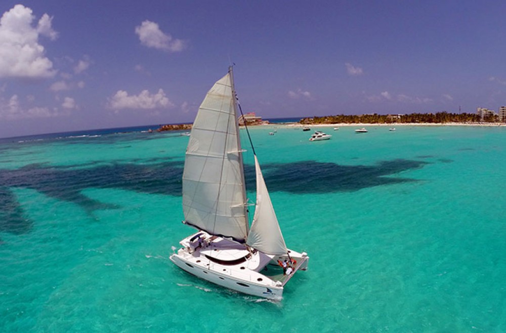 Isla Mujeres en catamarán